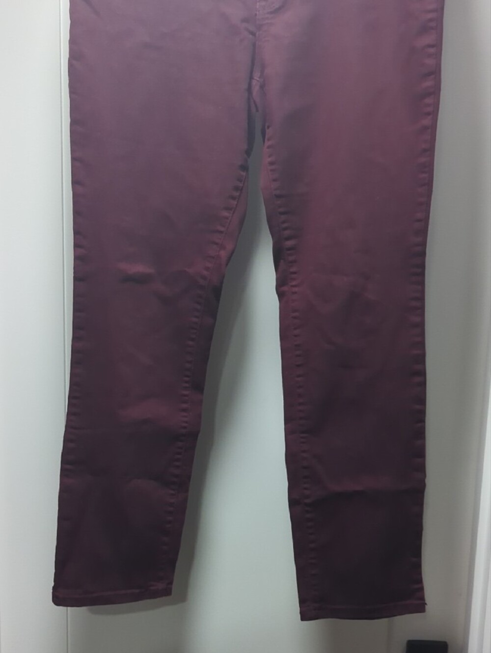 Westport Skinny Jeans in Burgundy - Picture 4 of 7